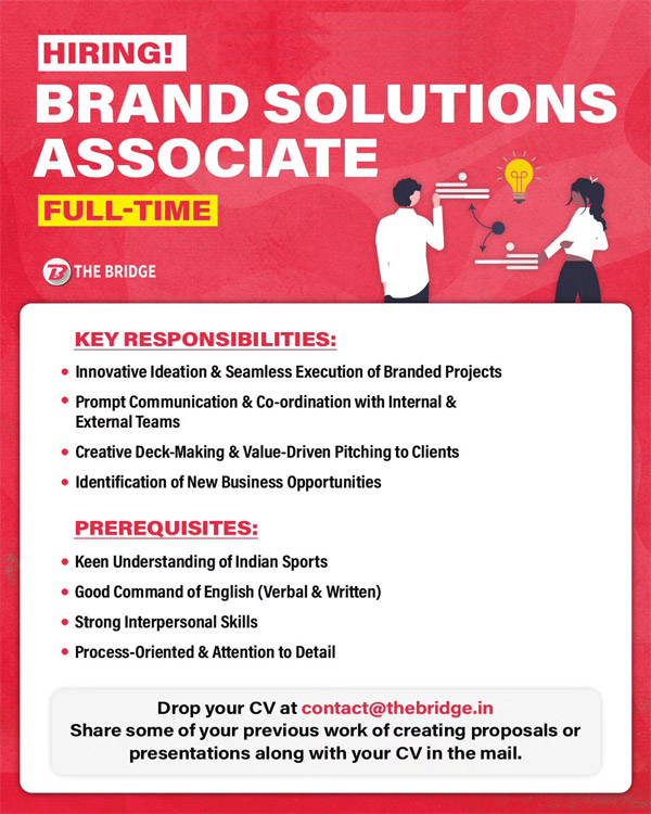 Read more about the article The Bridge Hiring Brand Solution Associate
