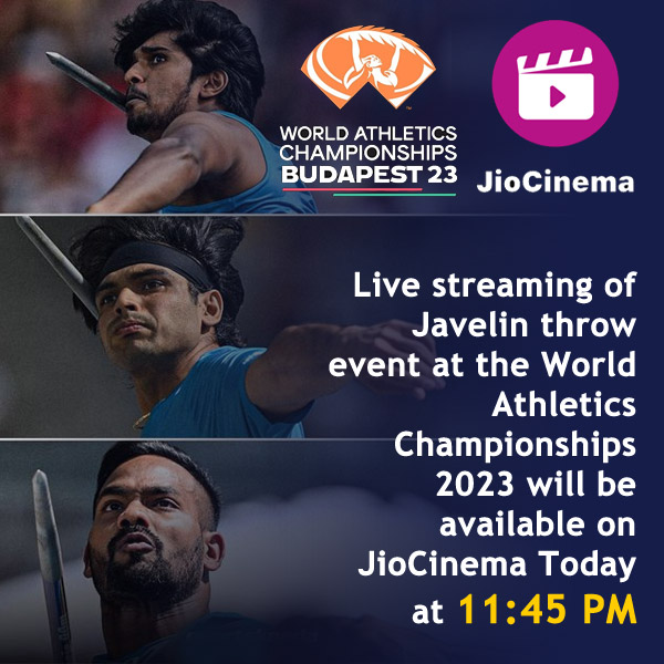 Read more about the article Neeraj Chopra’s javelin throw schedule at World Athletics Championships 2023, where to watch & Live streaming
