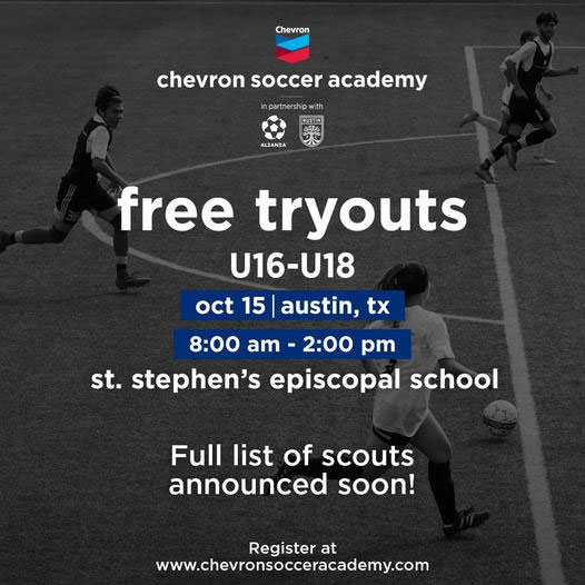 Read more about the article Chevron Soccer Academy Tryouts, Texas USA