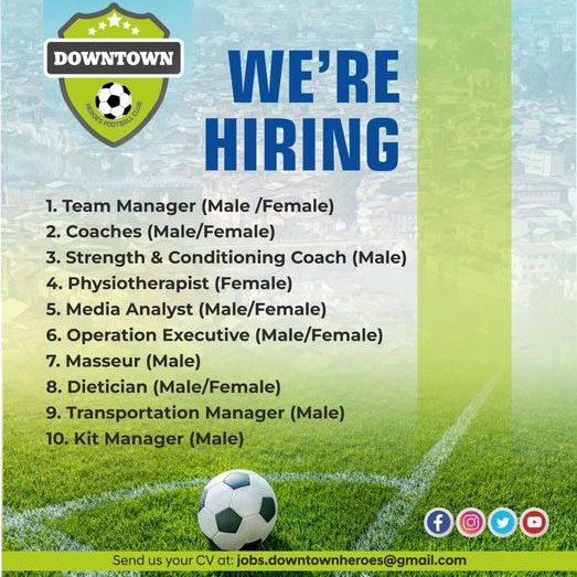 Read more about the article Downtown Heroes Football Club is Hiring