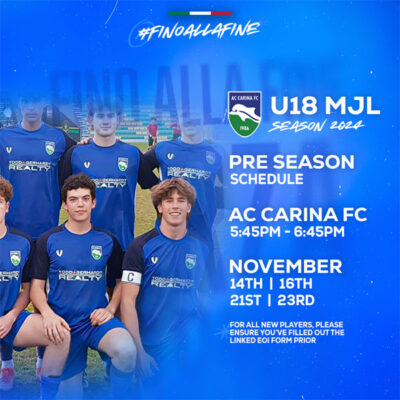 Read more about the article AC Carina Football Club Trials, Queensland, Australia