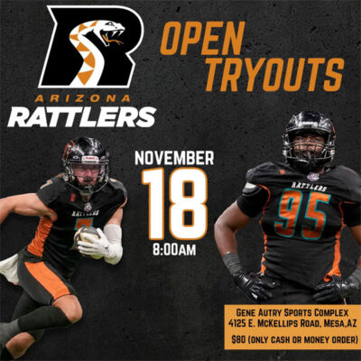 Read more about the article Arizona Rattlers Open Tryouts, Arizona