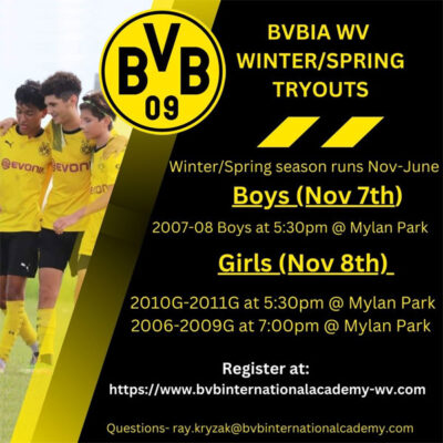 Read more about the article BVB International Academy Trials – West Virginia