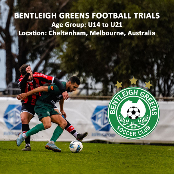 Read more about the article Bentleigh Greens Football Trials, Melbourne