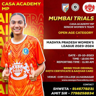 Read more about the article Casa Academy MP Senior Women’s Team Trials, Mumbai