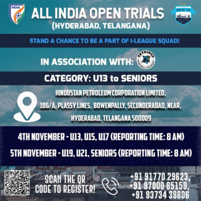 Read more about the article Delhi FC I-League Trials, Hyderabad