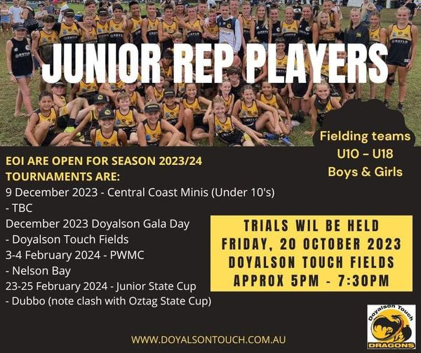 You are currently viewing Doyalson Touch Football Association Trials, New South Wales 