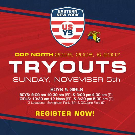 You are currently viewing Eastern New York Youth Soccer Association Tryouts, USA