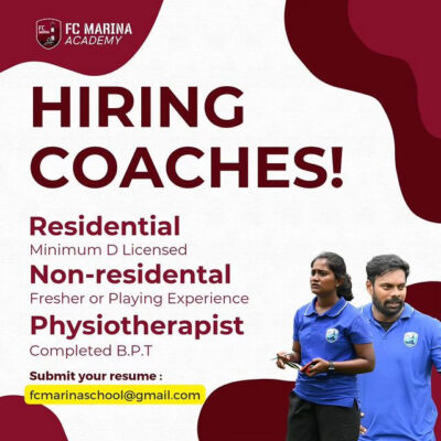 Read more about the article FC Marina Football Academy Hiring Coaches, Tamil Nadu