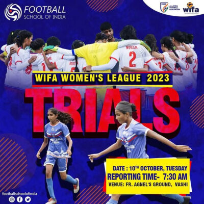 Read more about the article Football School of India WIFA Women’s League Trials, Mumbai