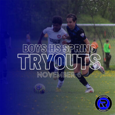 Read more about the article Michigan Rangers FC Boys Soccer Tryouts, USA