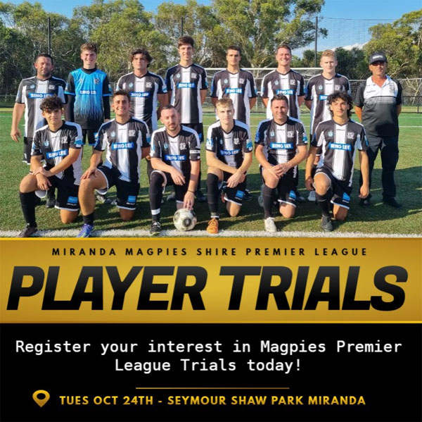 You are currently viewing Miranda Magpies Football Club Trials, Australia