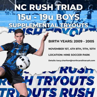 Read more about the article N.C Rush Triad Soccer Club Tryouts, USA