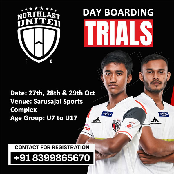 Read more about the article NorthEast United FC Youth Team Trials, Guwahati