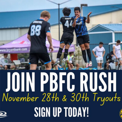 Read more about the article PBFC Rush Premier and Academy Tryouts, Florida 