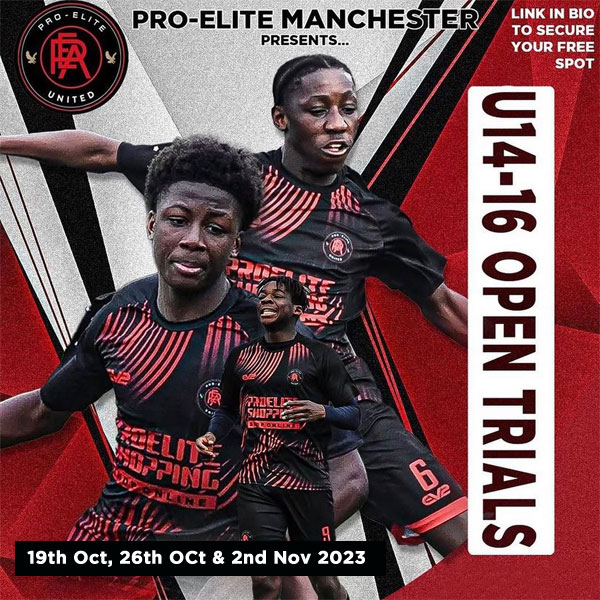 Pro Elite United Academy Trials, Manchester UK Spotik Sports