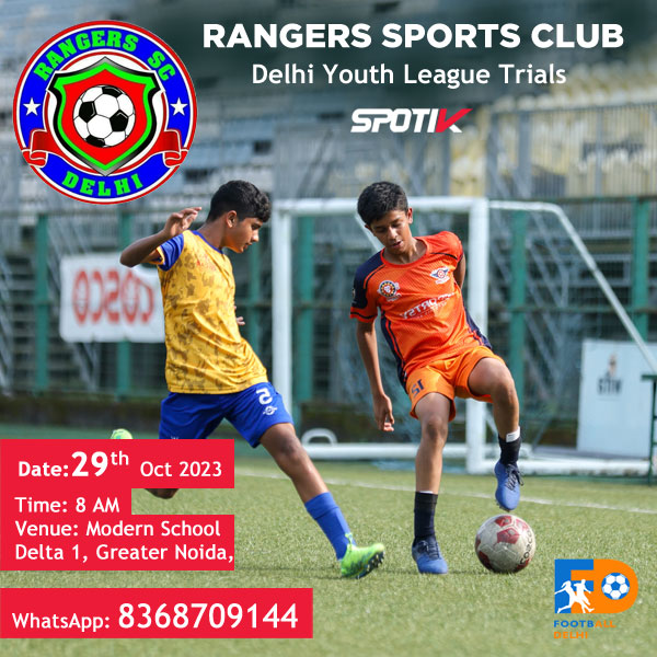 Rangers Sports Club Youth League Trials, Noida Spotik Sports