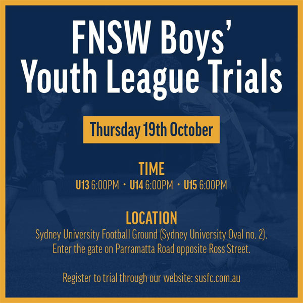 You are currently viewing Sydney University Soccer Football Club Trials, Australia