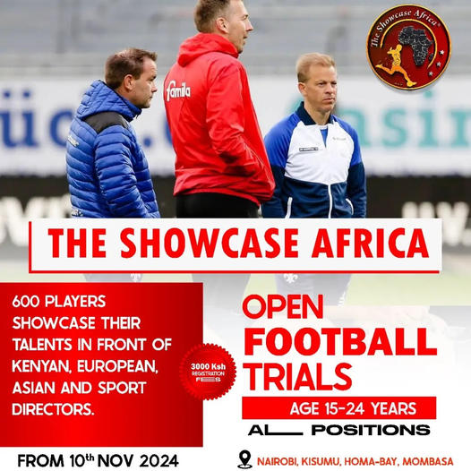 You are currently viewing The Showcase Africa Football Trials, Kenya