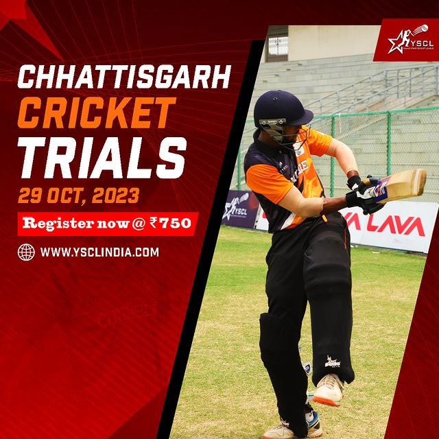 You are currently viewing Young Stars Cricket League Trials, Chhattisgarh