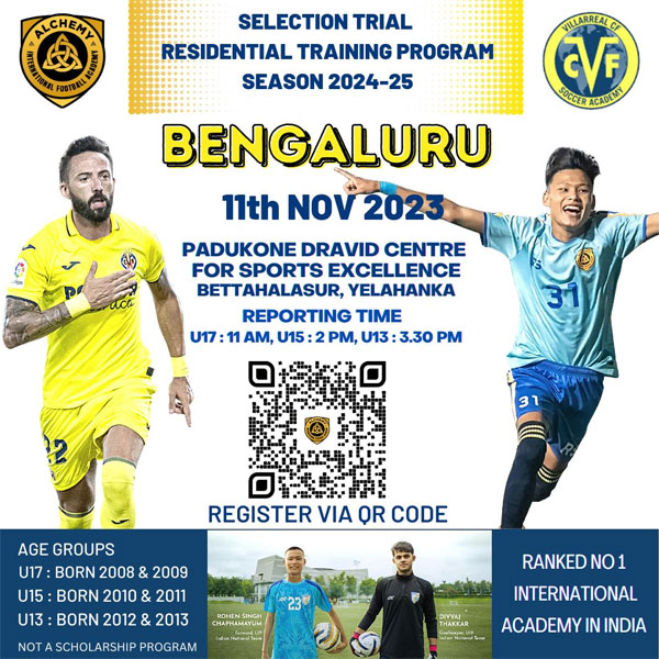 You are currently viewing Alchemy International Football Academy Trials, Bengaluru