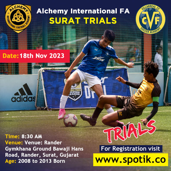 Read more about the article Alchemy International Football Academy Trials, Surat