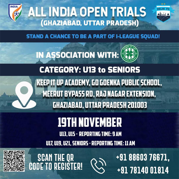 Read more about the article Delhi FC I-League Trials, Ghaziabad