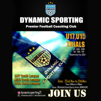 Read more about the article Dynamic Sporting Club Trials, Bengaluru