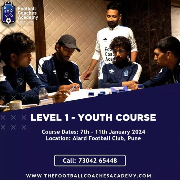 Read more about the article Football Coaches Academy, Level 1 – Youth Course, Pune