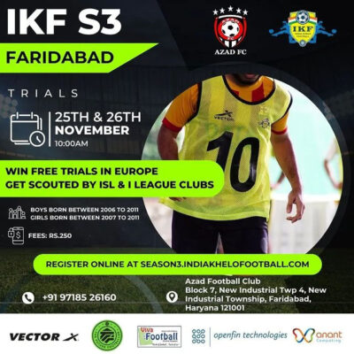 Read more about the article India Khelo Football Talent Hunt Trials, Faridabad