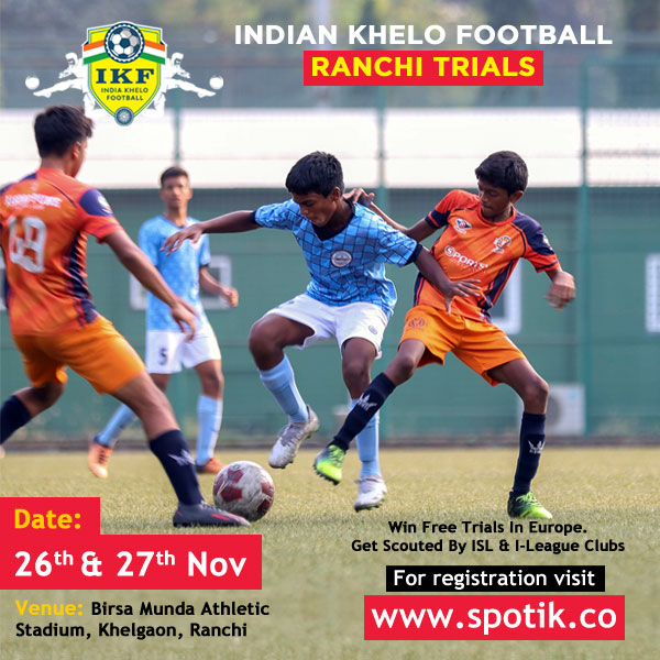 Read more about the article India Khelo Football Talent Hunt Trials, Ranchi