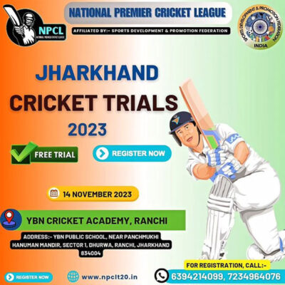 Read more about the article National Premier Cricket League Trials, Jharkhand