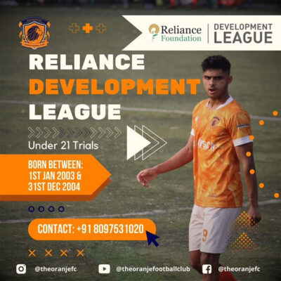 Read more about the article Oranje FC Reliance Foundation Development League U-21 Trials