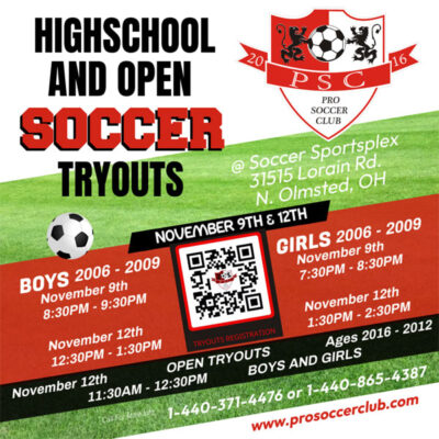 Read more about the article Pro Soccer Club Soccer Tryouts, Ohio