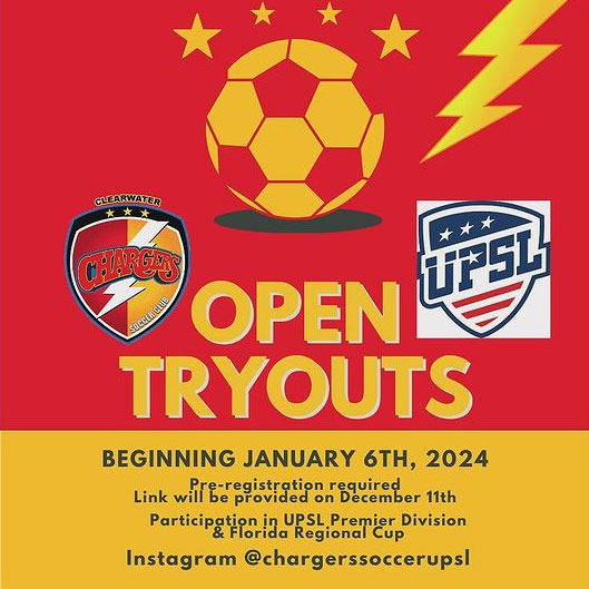 You are currently viewing Chargers SC UPSL Soccer Tryouts, Florida