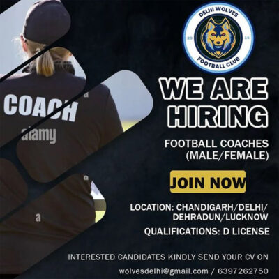 Read more about the article Delhi Wolves FC are Hiring Football Coaches