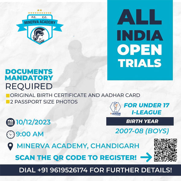 You are currently viewing Minerva Academy FC All India Open Trials, Punjab