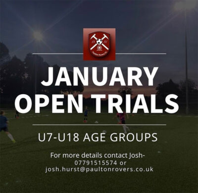 Read more about the article Paulton Rovers DC Trials, Bristol UK