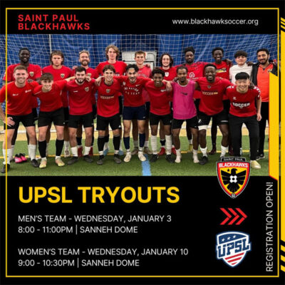 Read more about the article Saint Paul Blackhawks Soccer Club Tryouts, Minnesota US