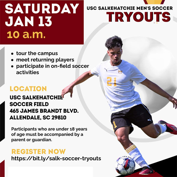 Read more about the article USC Salkehatchie Athletics Soccer Tryouts, New Jersey