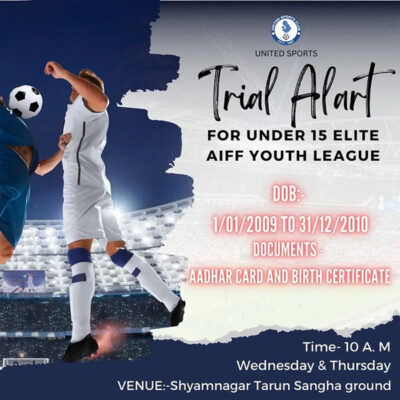 Read more about the article United Sports Club AIFF Youth League Trials, West Bengal