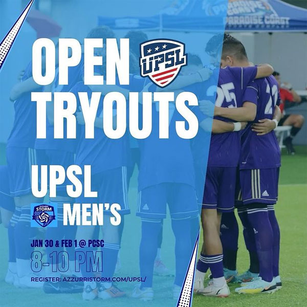 UPSL Men’s Soccer Tryouts Archives Spotik Sports Selection Trials