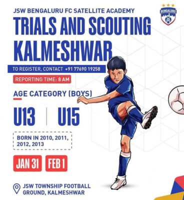 Read more about the article Bengaluru FC Youth Team Trials, Nagpur