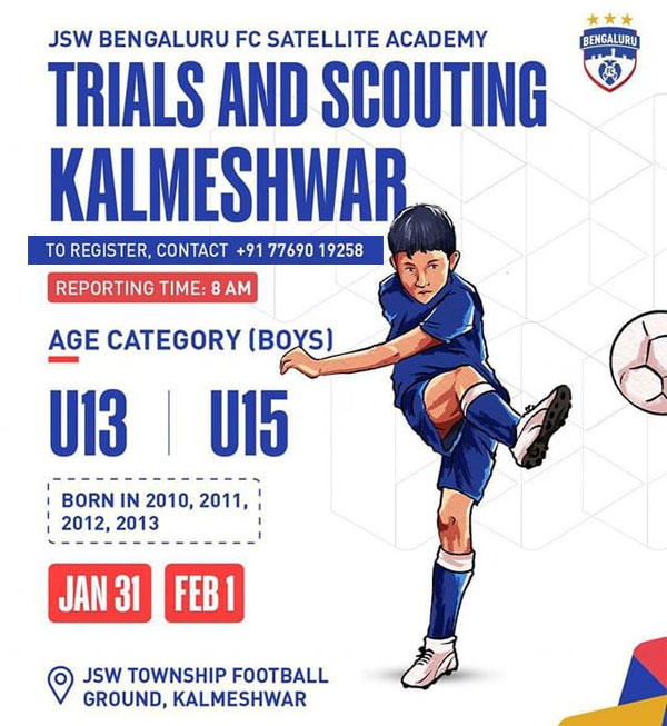 You are currently viewing Bengaluru FC Youth Team Trials, Nagpur