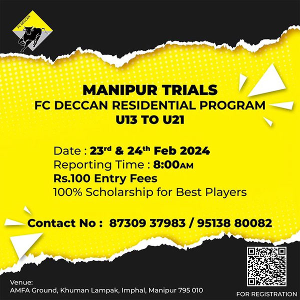Read more about the article FC Deccan Bengaluru Club Trials, Manipur