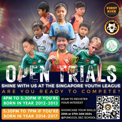 Read more about the article First Kick Academy Selection Trials, Singapore