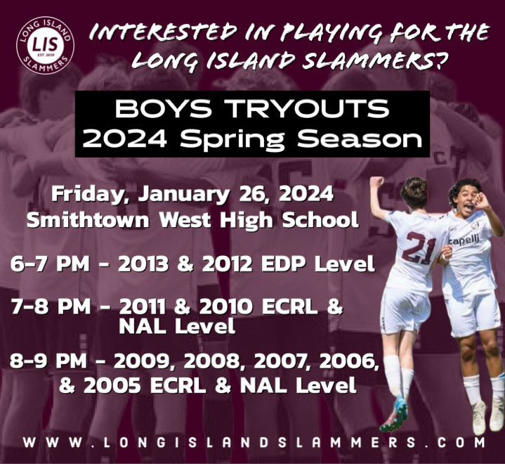Read more about the article Long Island Slammers Soccer Tryouts, New York