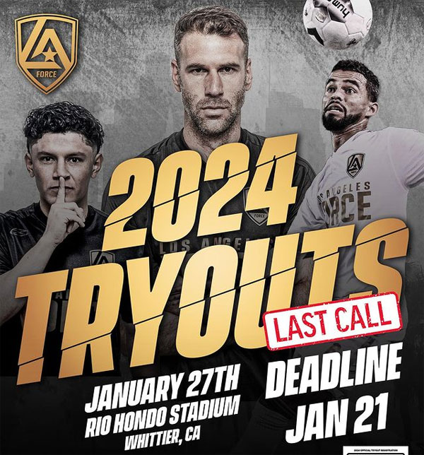 Read more about the article Los Angeles Force Soccer Tryouts, California