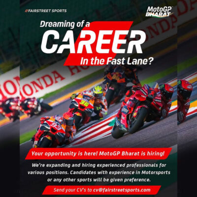 Read more about the article MotoGP Bharat is Hiring Sports professionals