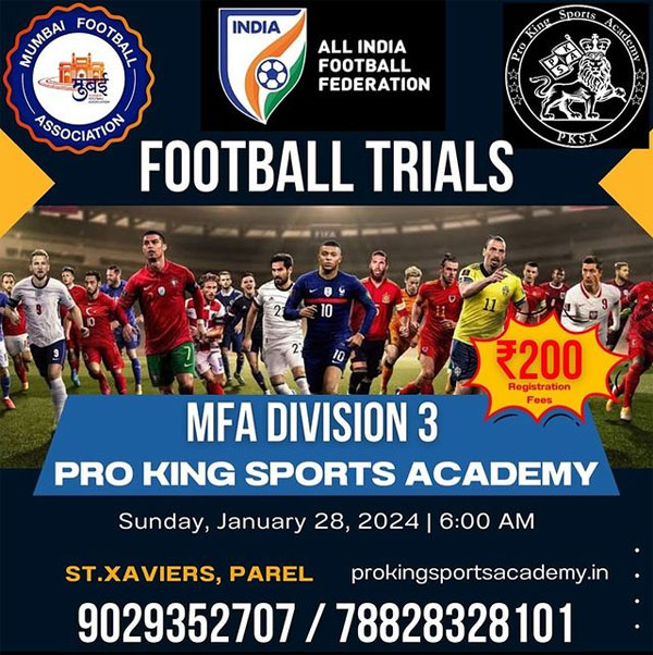 Read more about the article Pro King Sports Academy Trials, Mumbai